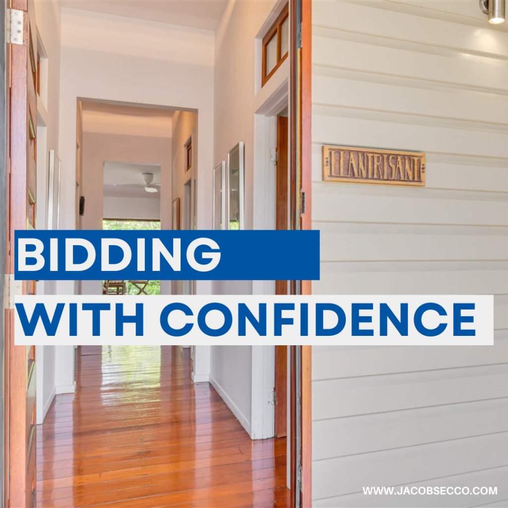 Bidding with confidence at an auction